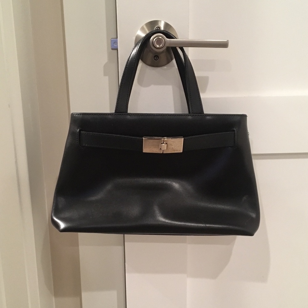 Furla Black Leather Handbag